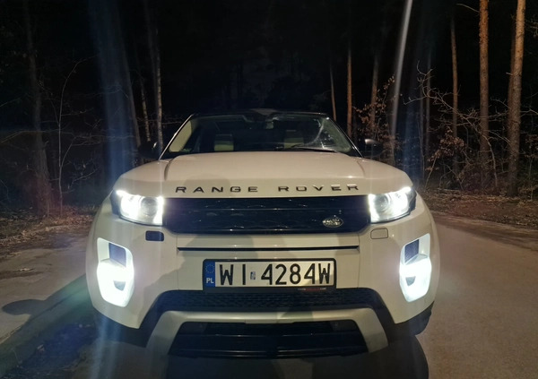 Land Rover Range Rover Evoque cena 75000 przebieg: 202042, rok produkcji 2014 z Warszawa małe 562